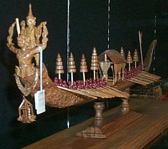 Narai Song Suban Teak Wood Royal Barge