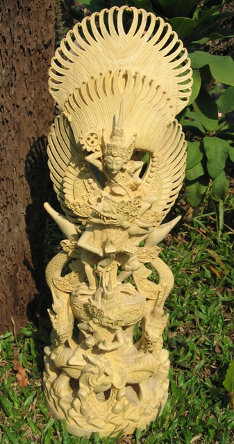 Vishnu on Garuda from Bali