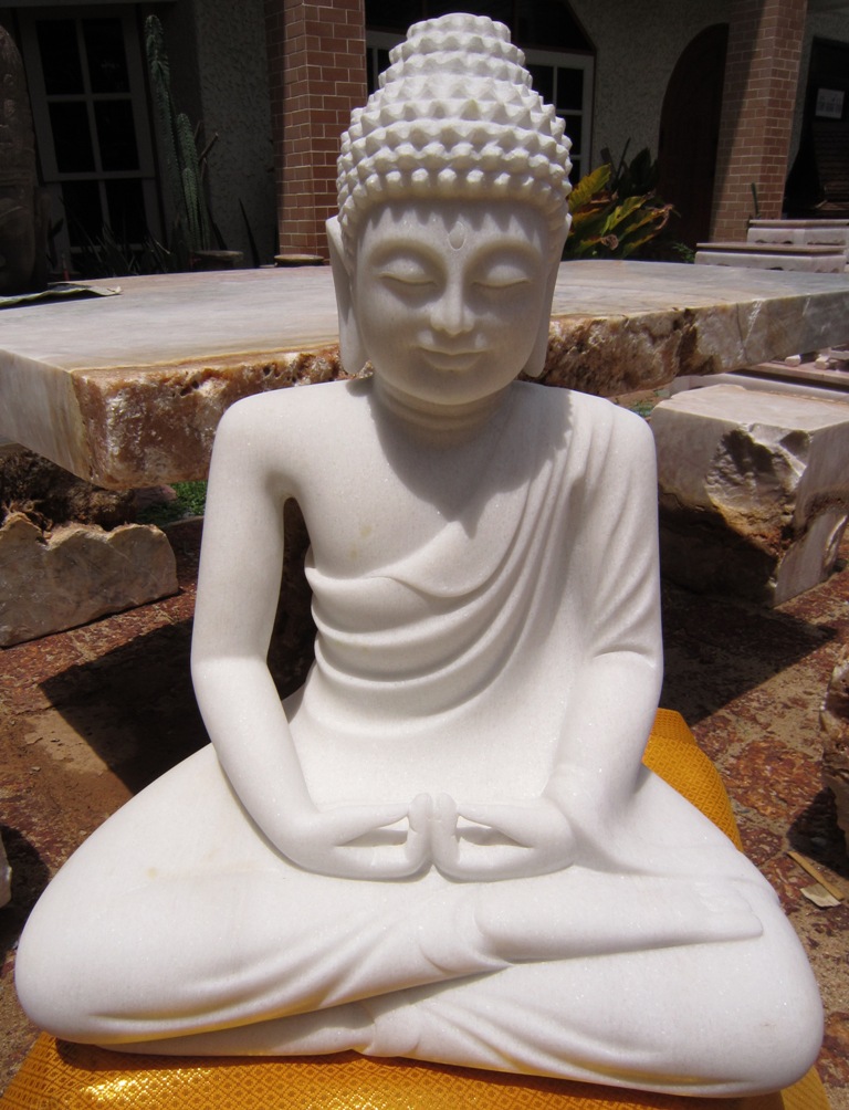 White Marble Samadhi Buddha