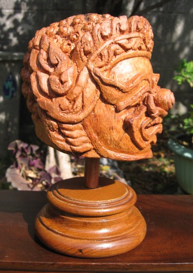 Hand Carved Pipek statue  from Meatless Coconut