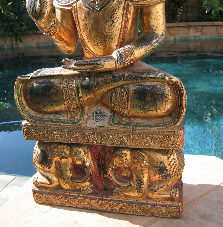 Buddha on Elephants