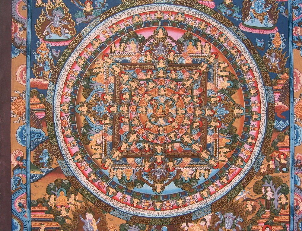 Tibetan Mandala Thangka