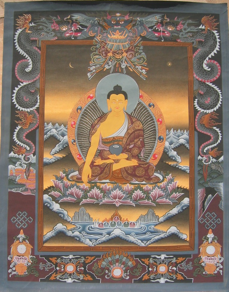 Sakyamuni Thangka from Tibet