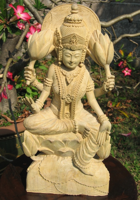 Laksmi statue from Bali