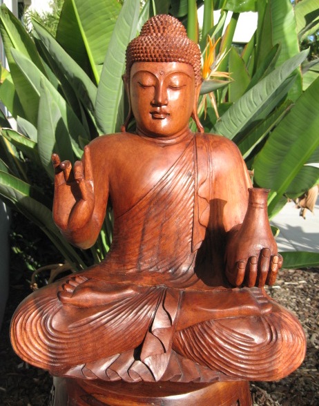 Hand Carved Buddha from Bali
