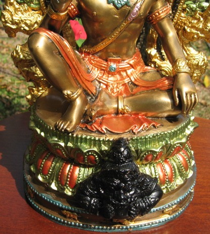 Jatukam Ramathep Colored Brass Statue