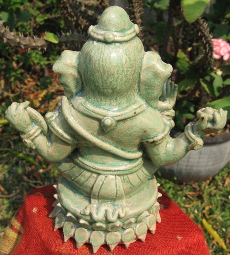 Celadon Ganesh from Sukothai