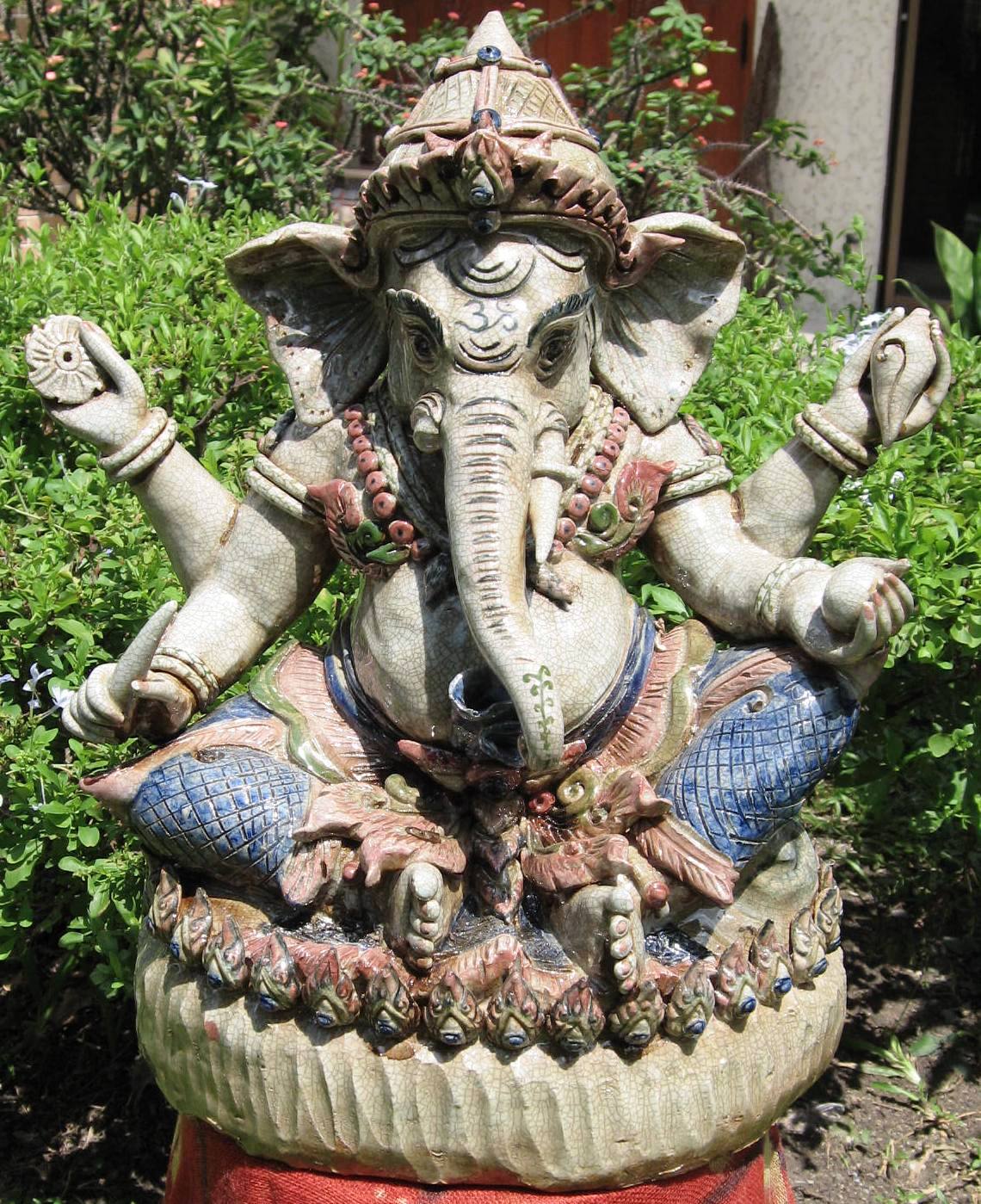 Hand Crafted Celadon Ganesha