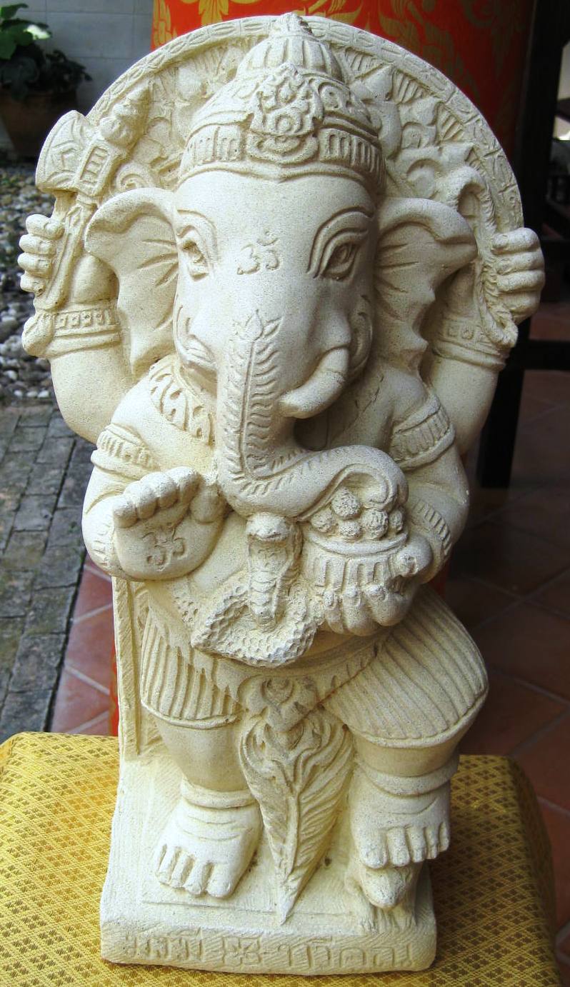 Sandstone Standing Ganesh Statue