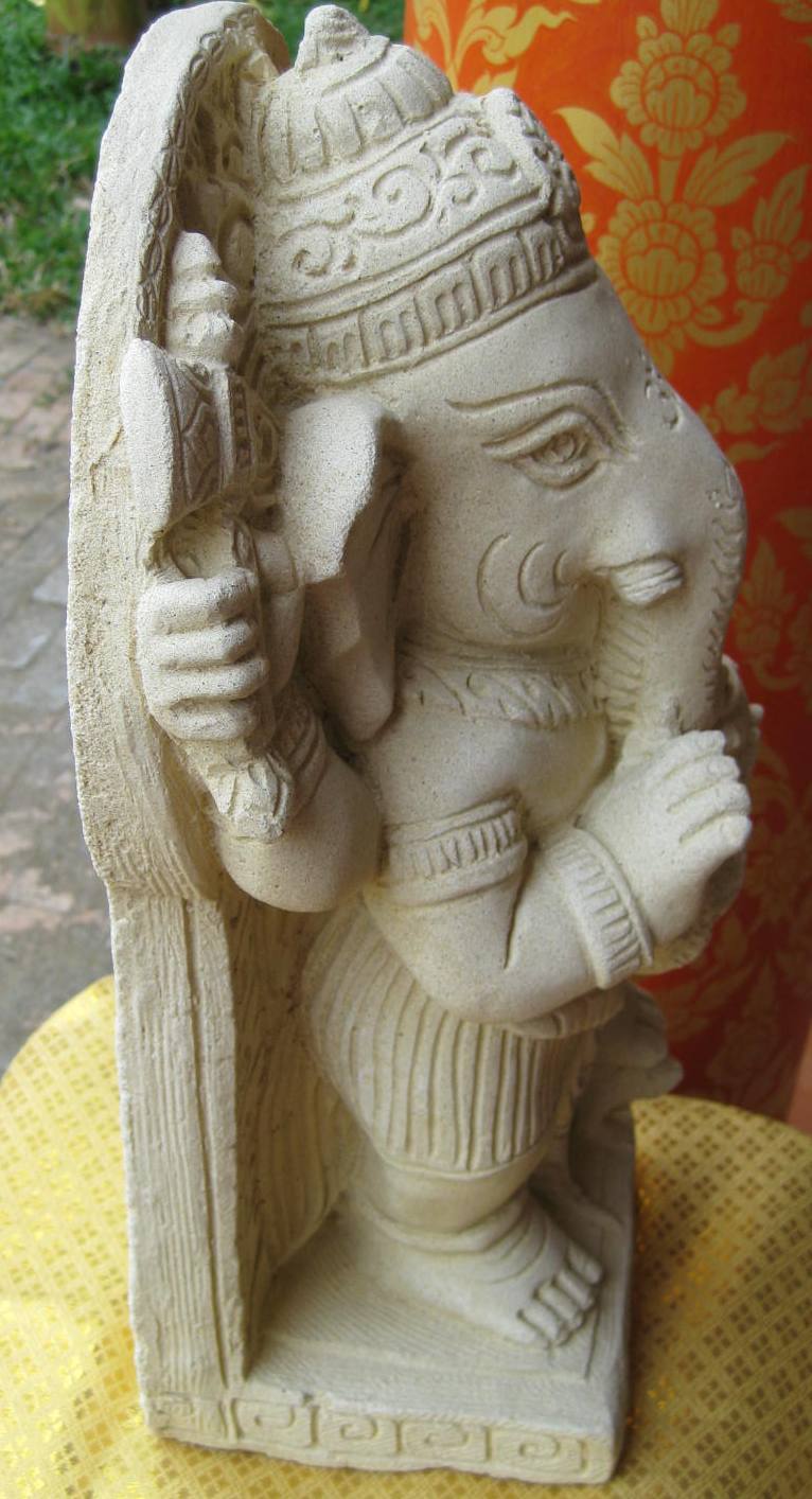 Sandstone Standing Ganesh Statue