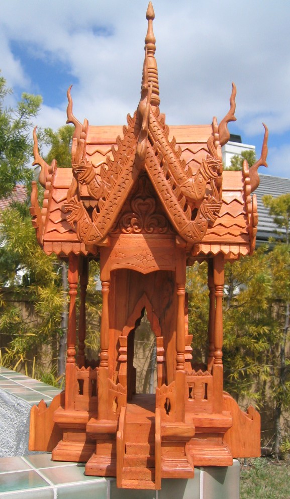 Teak Wood Thai Spirit House