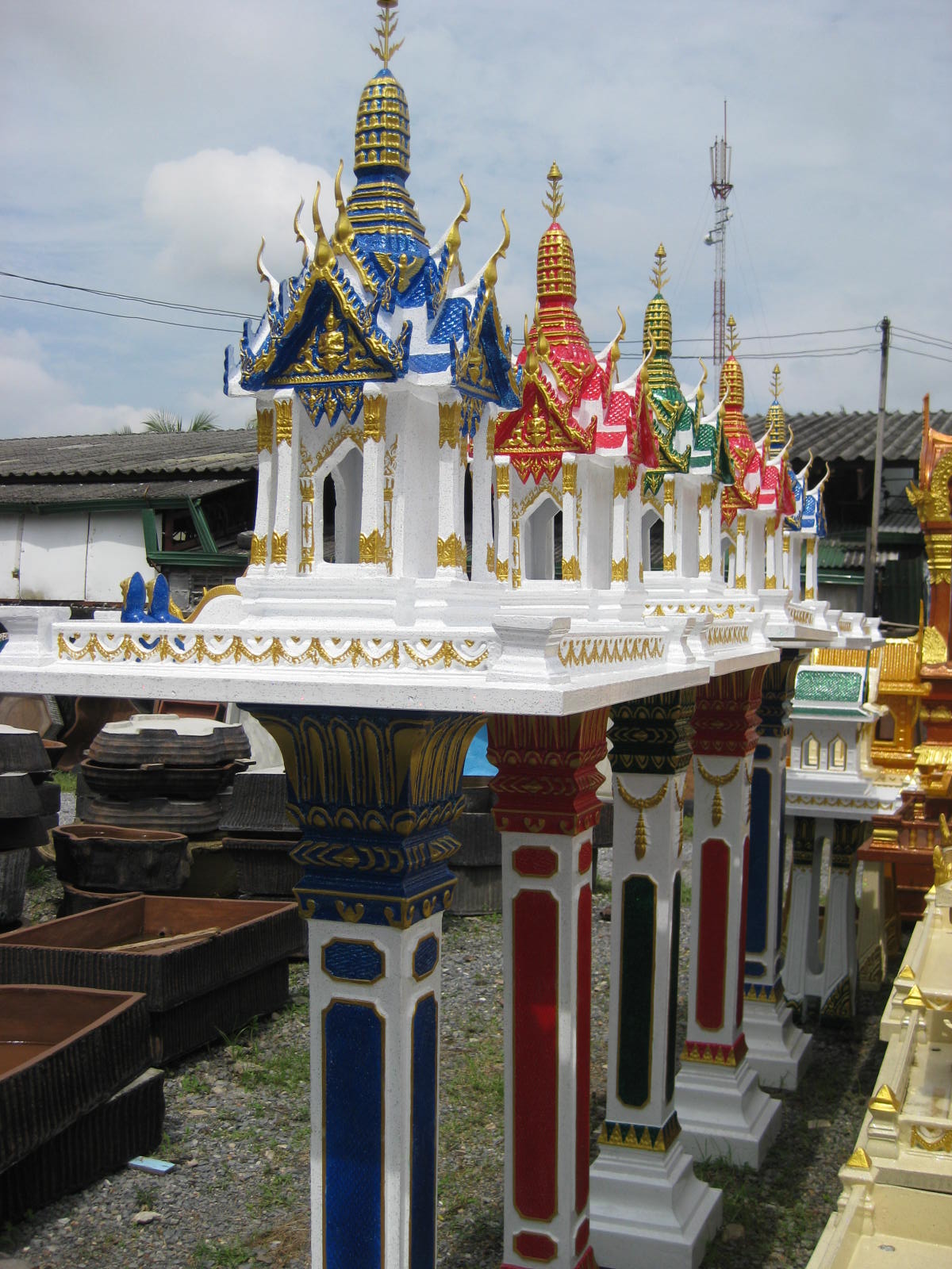 Thai Spirit House Concrete