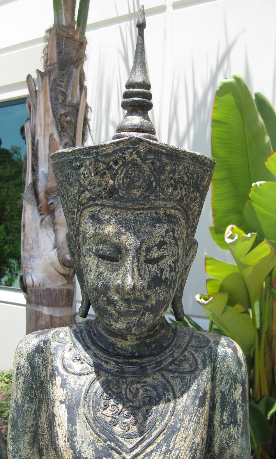 Standing Dispelling Fear Khmer Buddha
